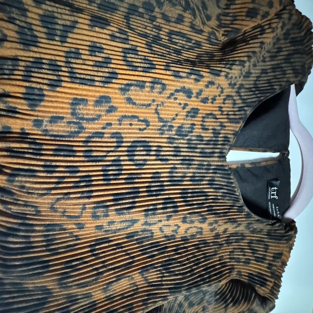 Leopard Print Long Sleeve dress Zara - Picture 3 of 8